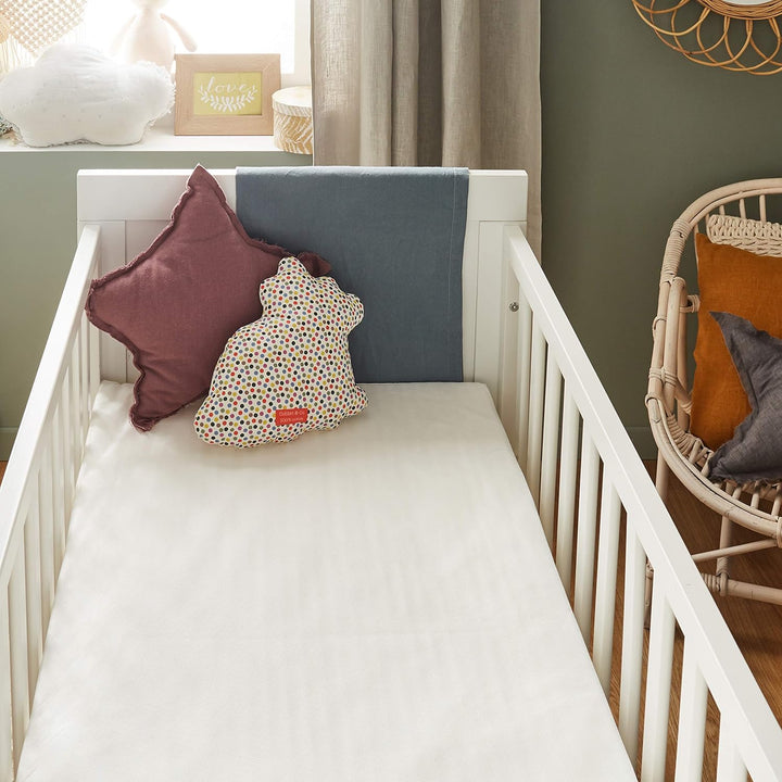 P'tit Lit Matratzenschoner für Babys, Allergostop 60 x 120 cm | Komplettbezug wasserdicht | natürlic