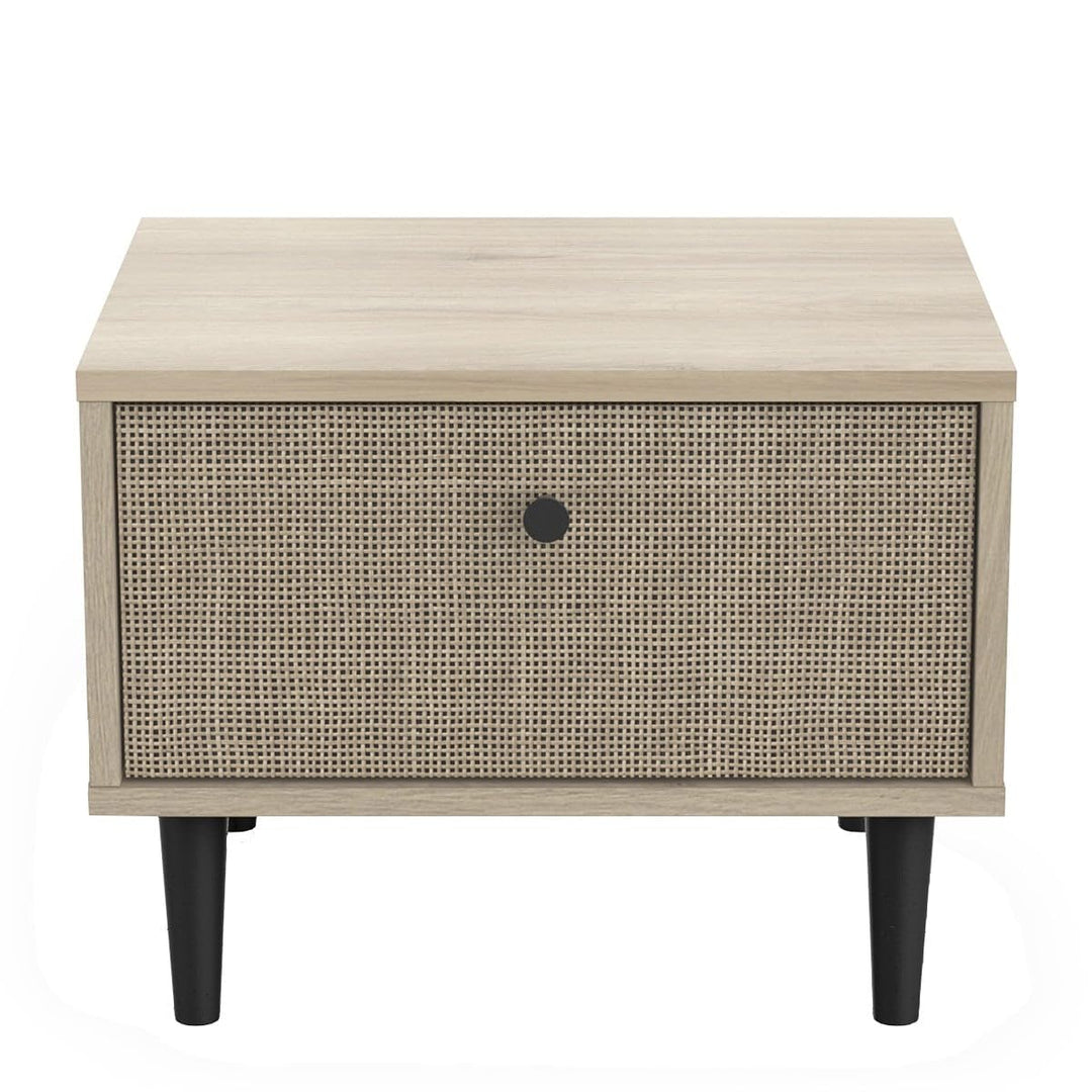 Demeyere Nachttisch – 1 Schublade – Saigon, Eichenholz, braun, L 44,6 x P 35,9 x H 34,3 cm