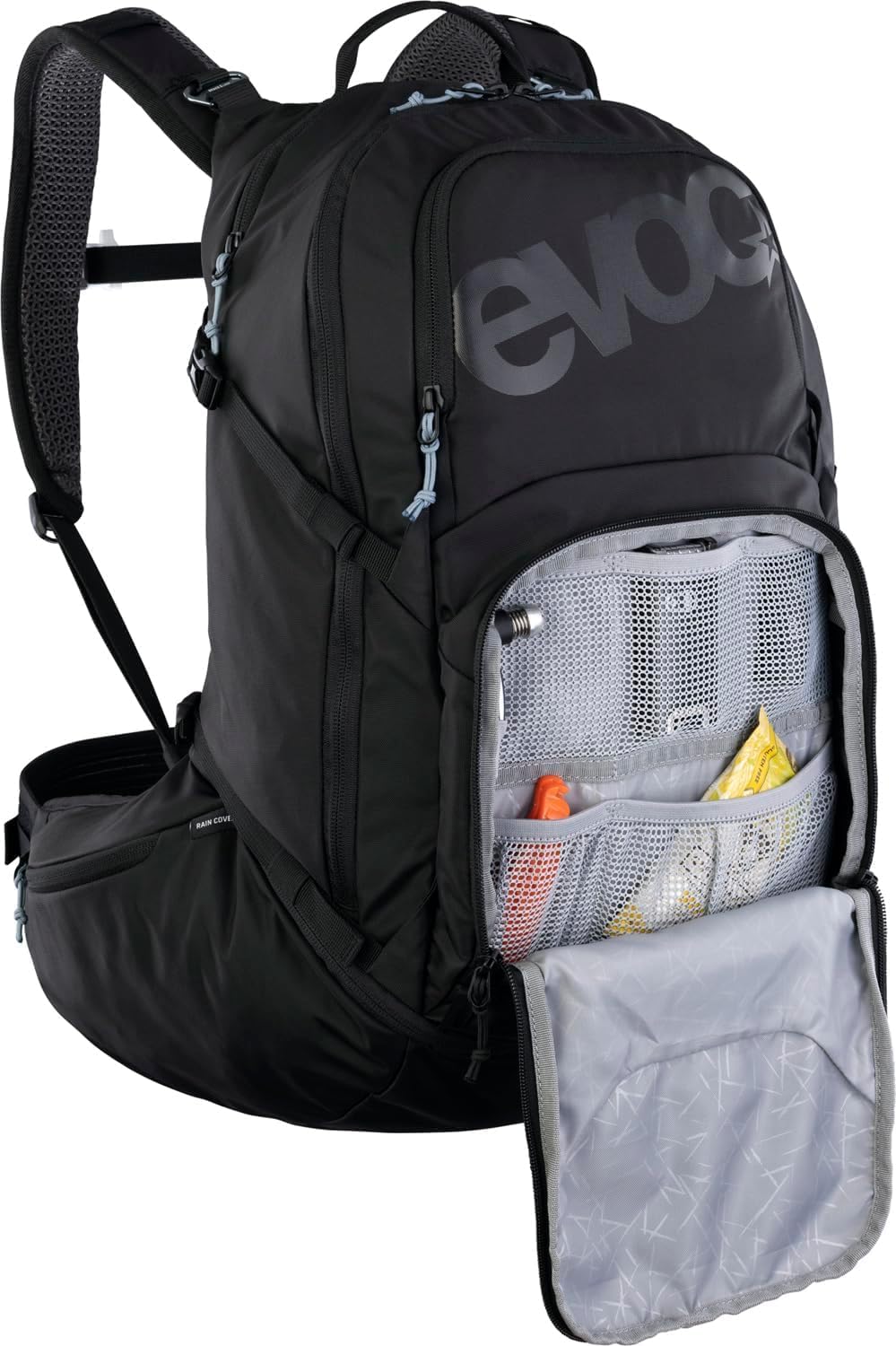 EVOC EXPLORER PRO, Rucksack (optimale Passform, AIR FLOW CONTACT SYSTEM, AIRO FLEX Hüftgurt, inklusi