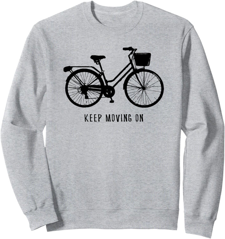 Bleiben Sie auf dem niedlichen Fahrrad-Design für Radfahrer Sweatshirt
