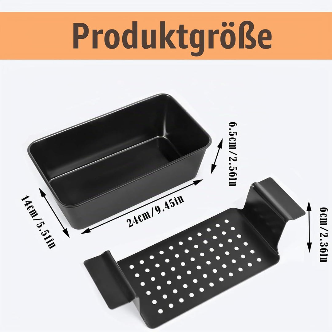 Brotbackform, Kastenform Brot, Toastbrot Backform, Karbonstahl Mit Gitterabbau Backblech, 24x14x6.5c