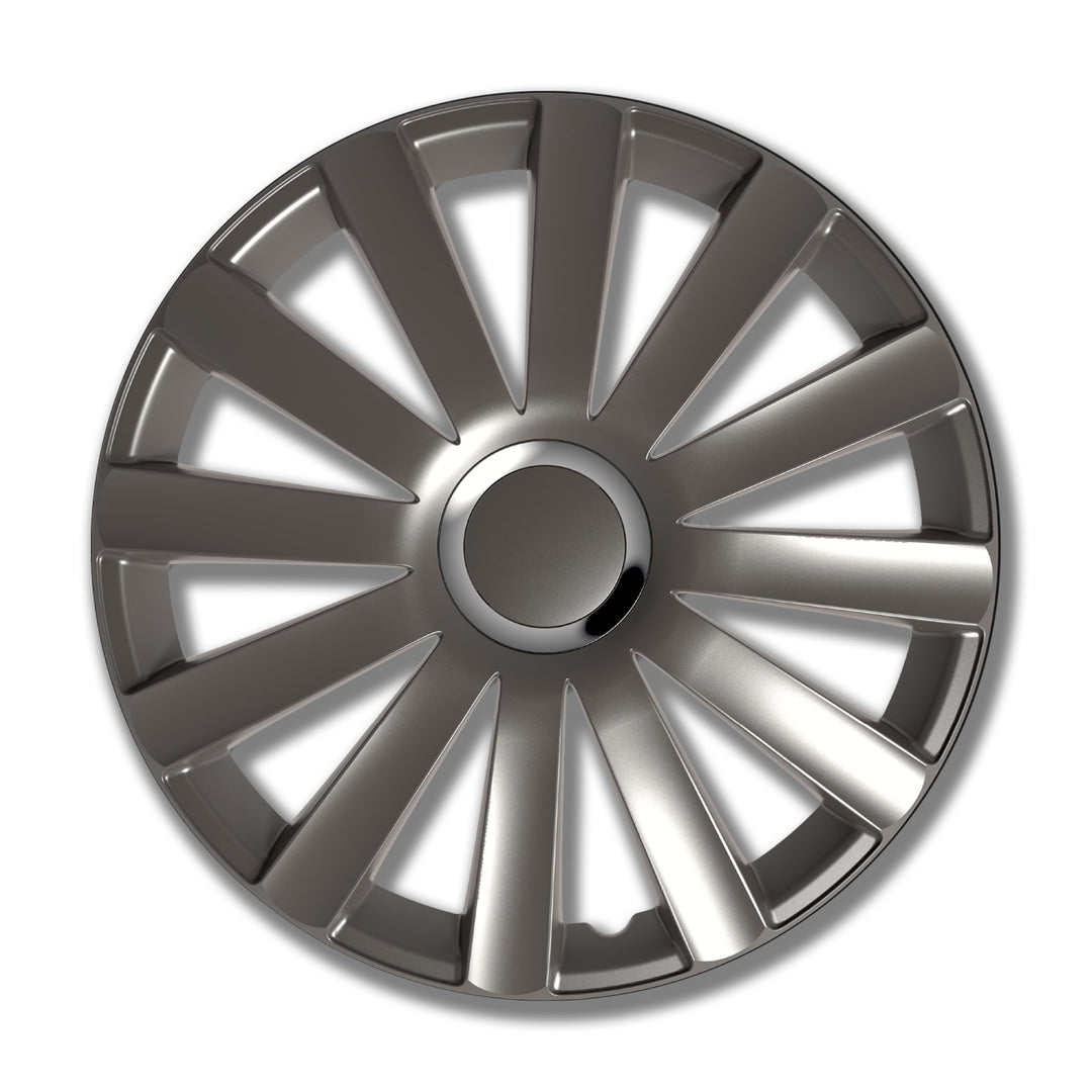 Petex Radkappe 14" Zoll Radzierblenden Satz Radblende silber RB536914, 14" zoll