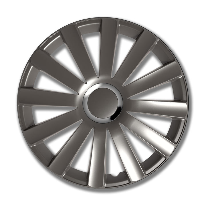 Petex Radkappe 14" Zoll Radzierblenden Satz Radblende silber RB536914, 14" zoll