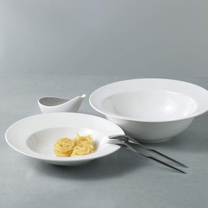 Villeroy und Boch Flow Pasta-Teller, Premium Porzellan Flow 30cm Pasta-Teller, Flow 30cm Pasta-Telle