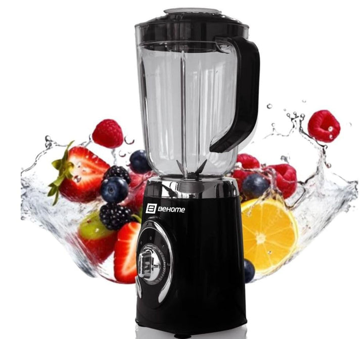 BEHOME Standmixer 1,25 Glasbehälter, Hochleistungsstandmixer 500W mit 3 Geschwindigkeitsregelung und