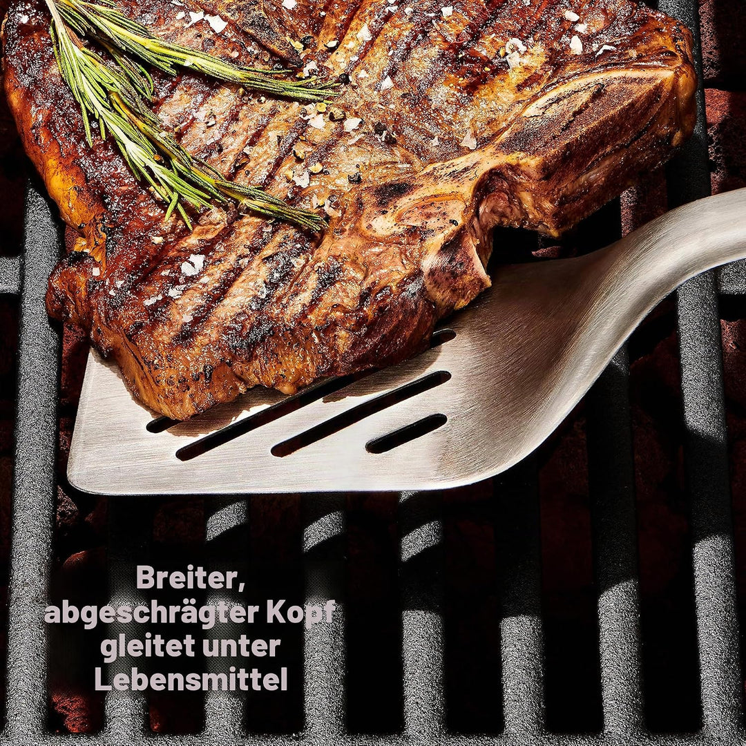 OXO Good Grips Grillwender, 41 cm – spülmaschinenfester Pfannenheber aus Edelstahl – für Burger und