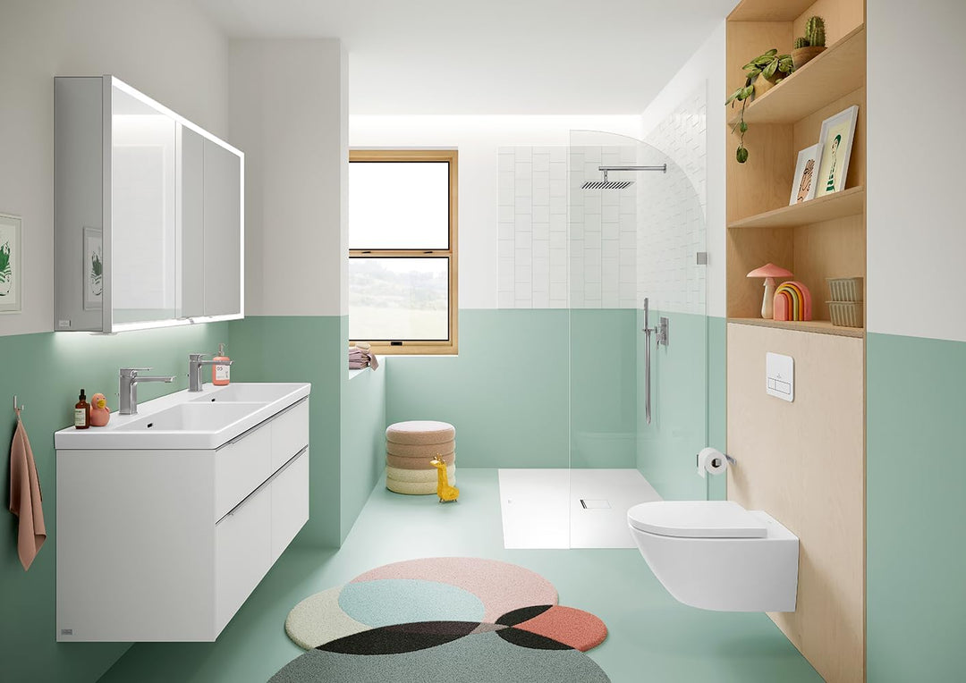 Villeroy & Boch Subway 3.0 WC-Sitz, Toilettendeckel mit Absenkautomatik, abnehmbarer Toilettensitz a
