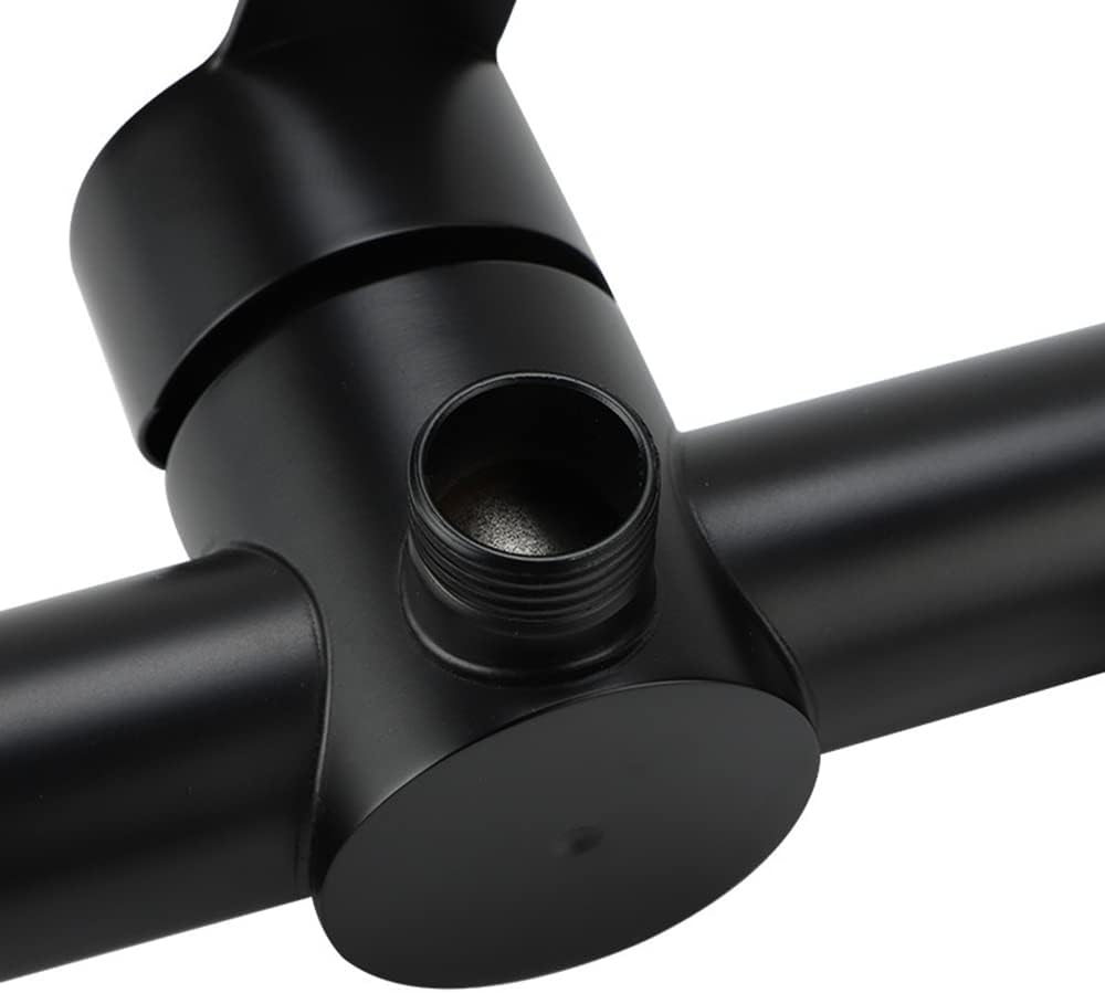 Schwarze Badewanne Duscharmatur Edelstahl Bad Bad Duscharmatur Duschkopf Wandmischerarmatur, B