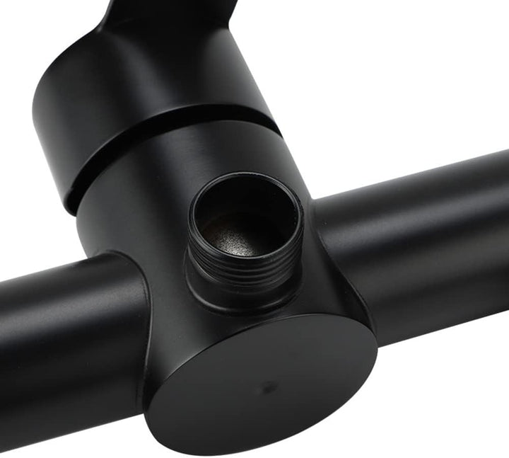 Schwarze Badewanne Duscharmatur Edelstahl Bad Bad Duscharmatur Duschkopf Wandmischerarmatur, B