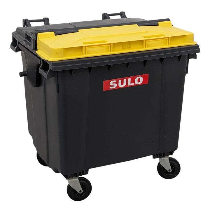 Sulo Mini Mülltonne Container 1100L Nachbildung | Tisch-Mülleimer Klein | Desktop Büro Schreibtisch