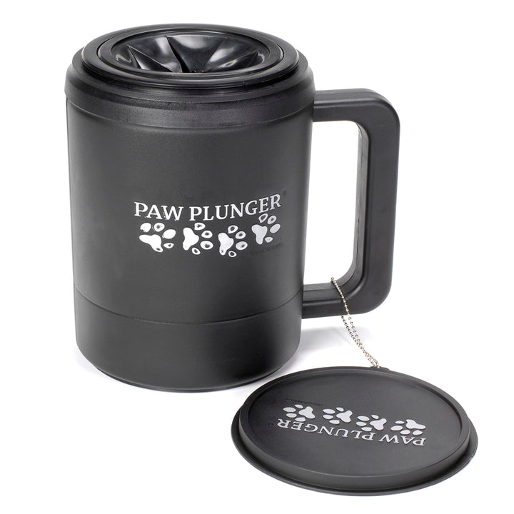 Paw Plunger Pfotenreiniger für Hunde Large, Schwarz Schwarz L, Schwarz L