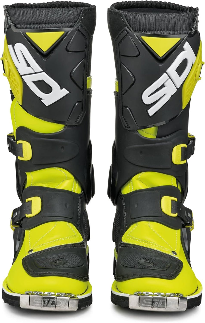 Sidi Mflame Unisex Kinder Flame 38 EU Black Yellow Fluo, 38 EU Black Yellow Fluo