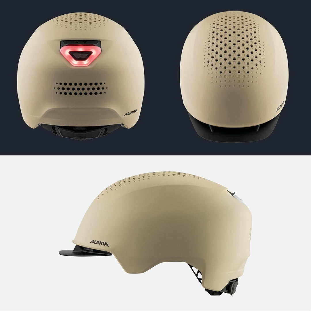 ALPINA Idol Helm beige 52-56 cm, 52-56 cm