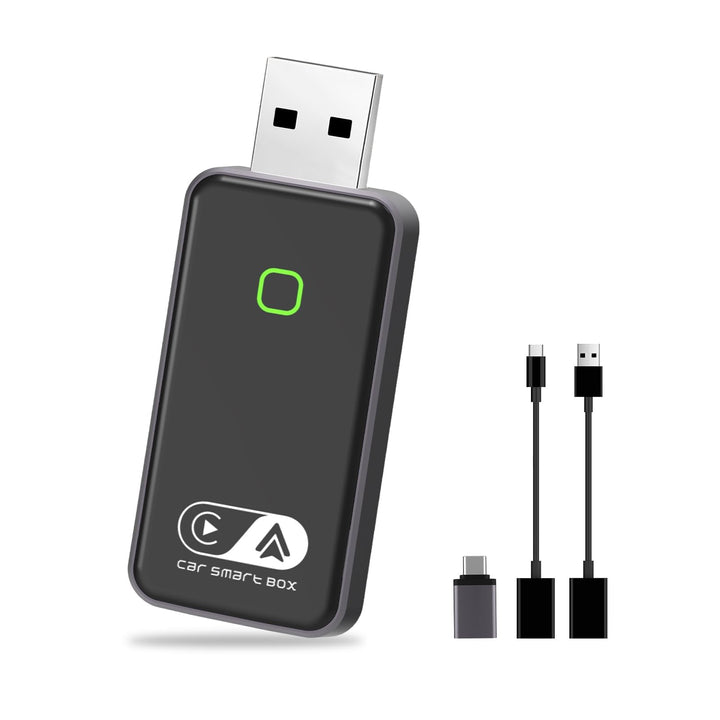 2026 Wireless Android Auto und Carplay Wireless Adapter, 2 in 1 Konvertieren Wired Android Auto/Carp