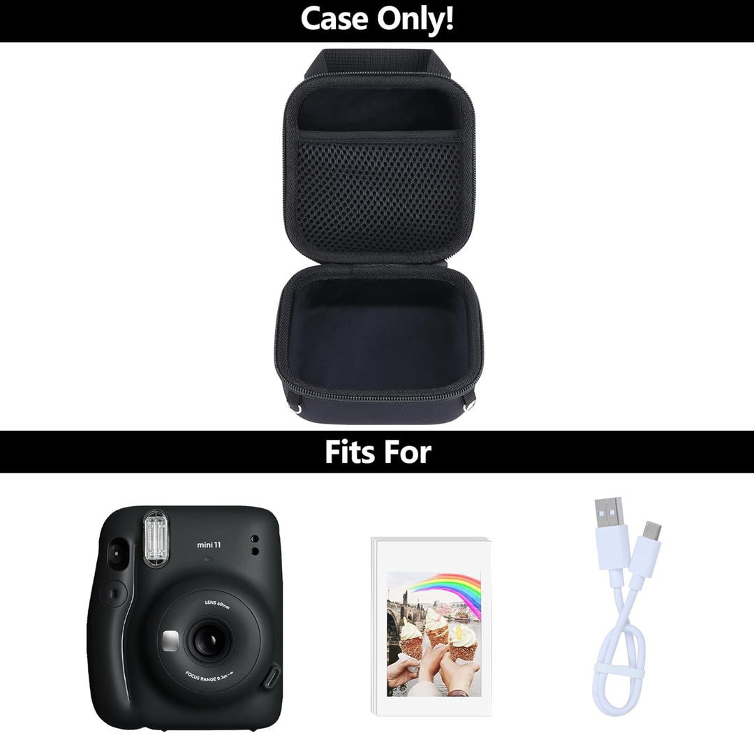 Hartschalen Schutzhülle Tasche Geeignet für INSATX mini 12 / INSTAX mini 11 Sofortbildkameras (Charc