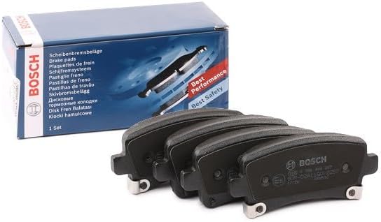 Bosch BP1233 Bremsbeläge - Hinterachse - ECE-R90 Zertifizierung - vier Bremsbeläge pro Set