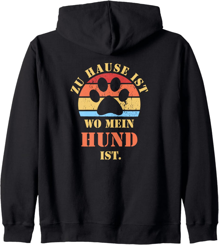 HUND Hunde Rasse Spruch Hundemama Geschenk Kapuzenjacke