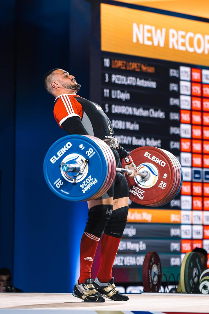 7mm Neoprene Knee Sleeves (Pair). Support for Men & Women, Weightlifting, Squats, Powerlifting, Snat