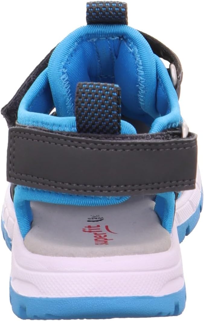 Superfit Jungen Tornado Light Sandale, 27 EU Grau Hellblau 2000