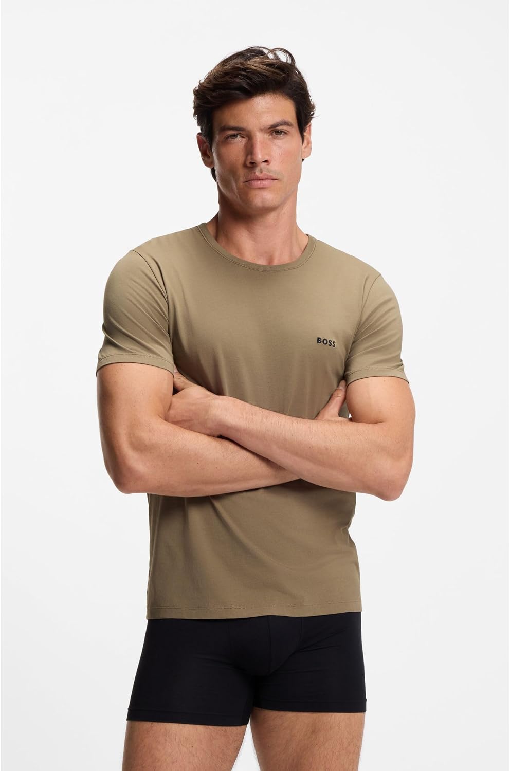 BOSS Herren Tshirtrn 3p Classic 10267939 0 Underwear_T_Shirt (1er Pack) XS Open Miscellaneous 972, X