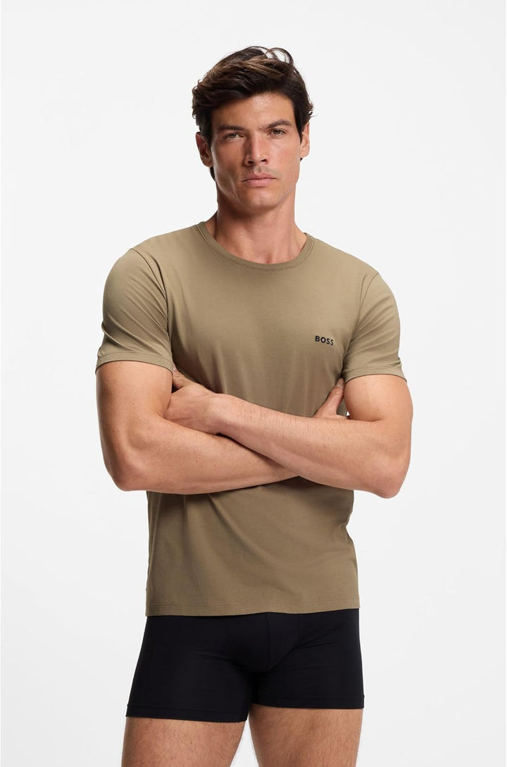 BOSS Herren Tshirtrn 3p Classic 10267939 0 Underwear_T_Shirt (1er Pack) XS Open Miscellaneous 972, X