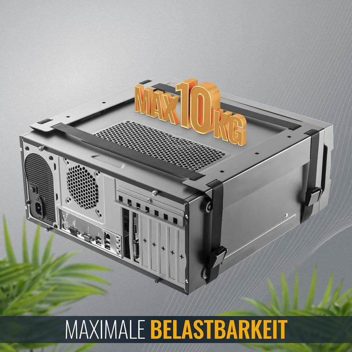 RICOO PC Rechner Halterung für Untertisch Schreibtisch Computer Montage TRH-11 CPU Gehäuse Halter bi