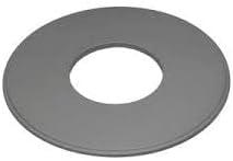 Grosse Wandrosette DN 150 Ofenrohr grau