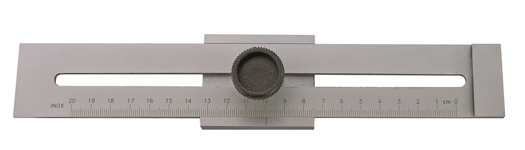 CNC QUALITÄT Streichmass aus Stahl - Messbereich 250
