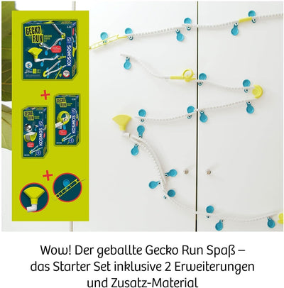 KOSMOS 617318 Gecko Run Marble Run Big Box, Vorteilspack, Erweiterbare Kugelbahn für Kinder ab 8 Jah