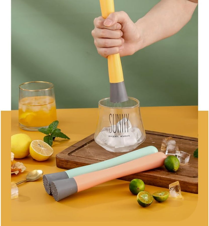 ARFUKA 3 Stück Barstössel Zitronen EIS Stössel Muddler Cocktail Limettenpresse Limettenpresse Barwar