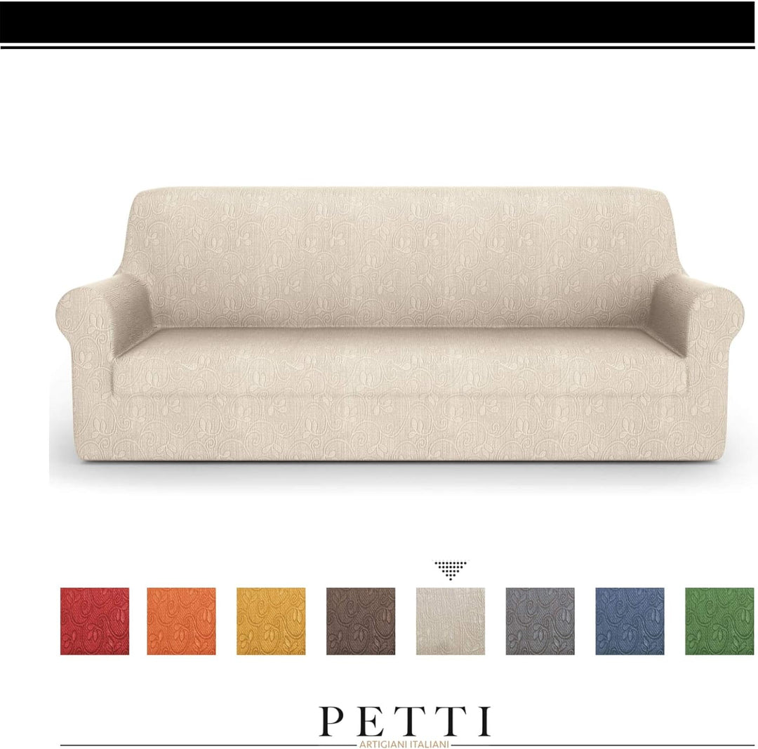 PETTI Artigiani Italiani Sofa-Überwürfe, Creme, 2 Sitzer (110 bis 150 cm) 2 Sitzer (110 bis 150 cm)