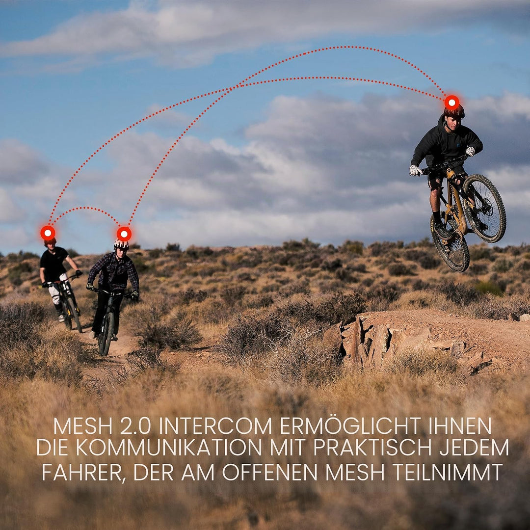 Sena M1 / M1 EVO Smart Mountainbike-Helm mit Bluetooth Gegensprechanlage und Smartphone-Konnektivitä