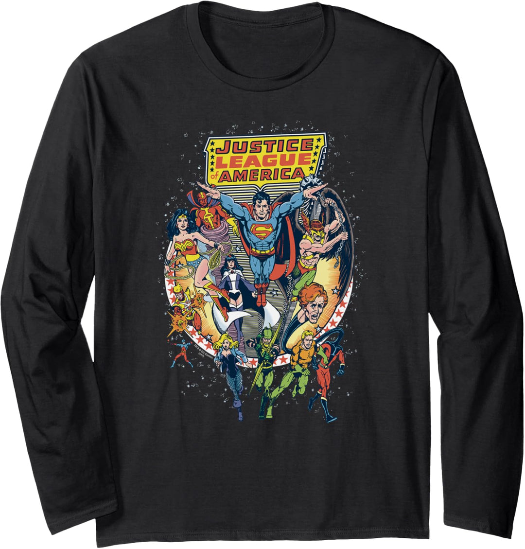 Justice League Star Group Langarmshirt