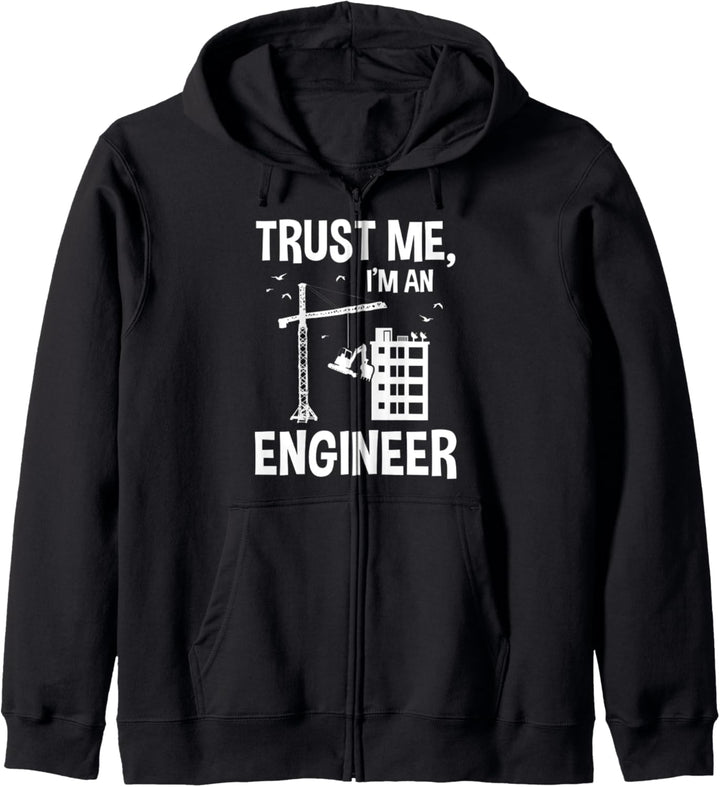 Trust Me I'm An Engineer Ingenieur Pfuscher Humor Kapuzenjacke