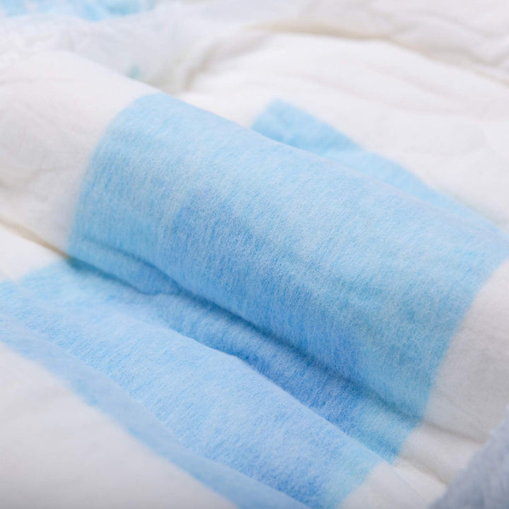 LittleForBig Gedruckten Erwachsenen Slip Windeln 2 Stück-Kleine Elefanten L, L