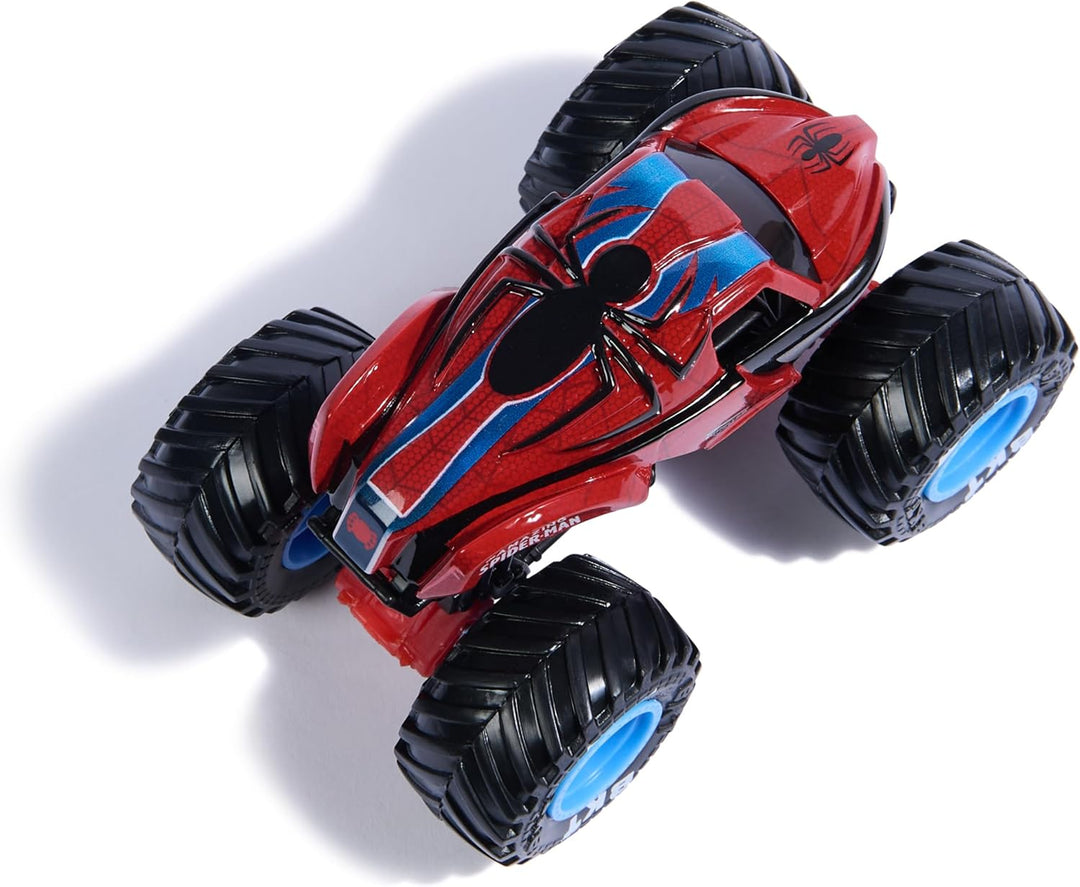 Monster Jam - Zweier-Pack Original Monster Trucks im Marvel Superhelden-Design, Venom vs. Spider-Man