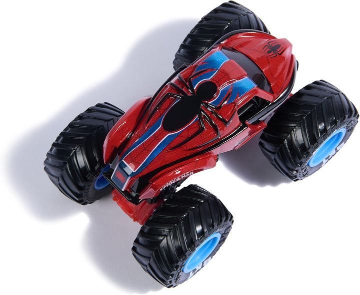 Monster Jam - Zweier-Pack Original Monster Trucks im Marvel Superhelden-Design, Venom vs. Spider-Man