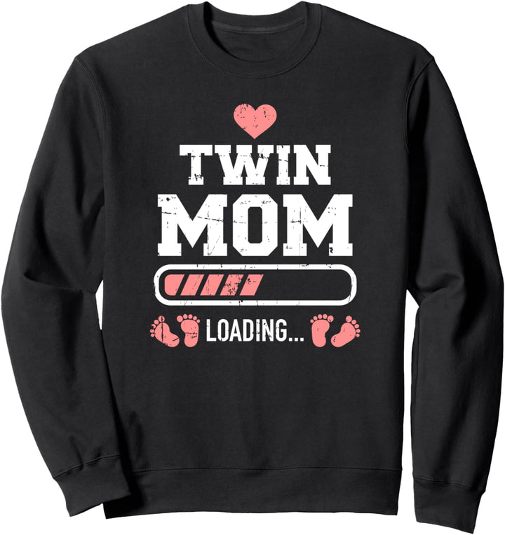 Zwillinge Mama lädt Ladebalken Sweatshirt