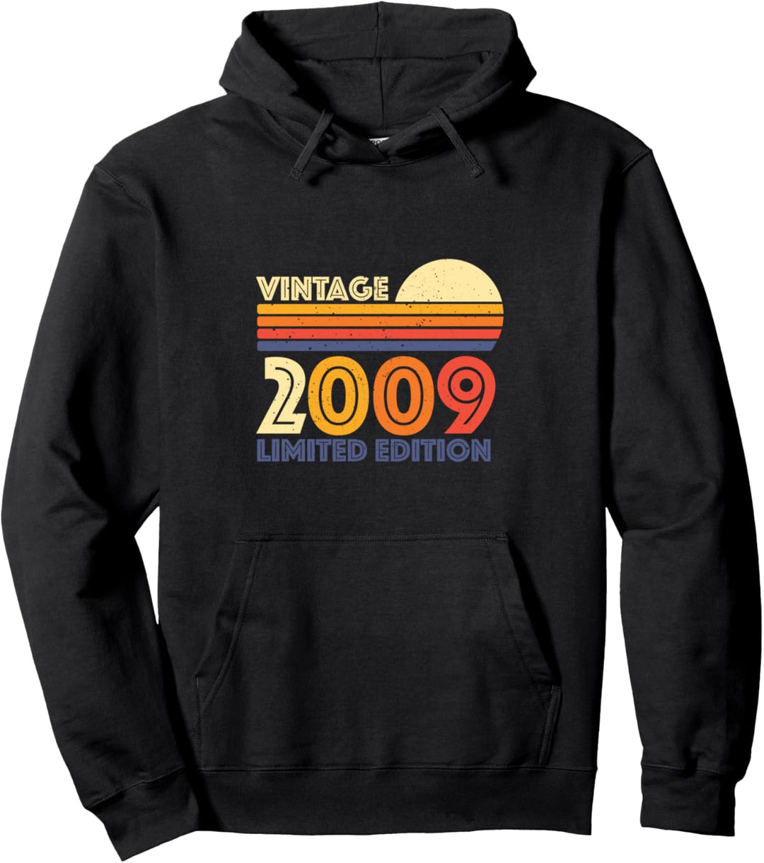 2009 Limited Edition Geburtstag Vintage Retro Pullover Hoodie