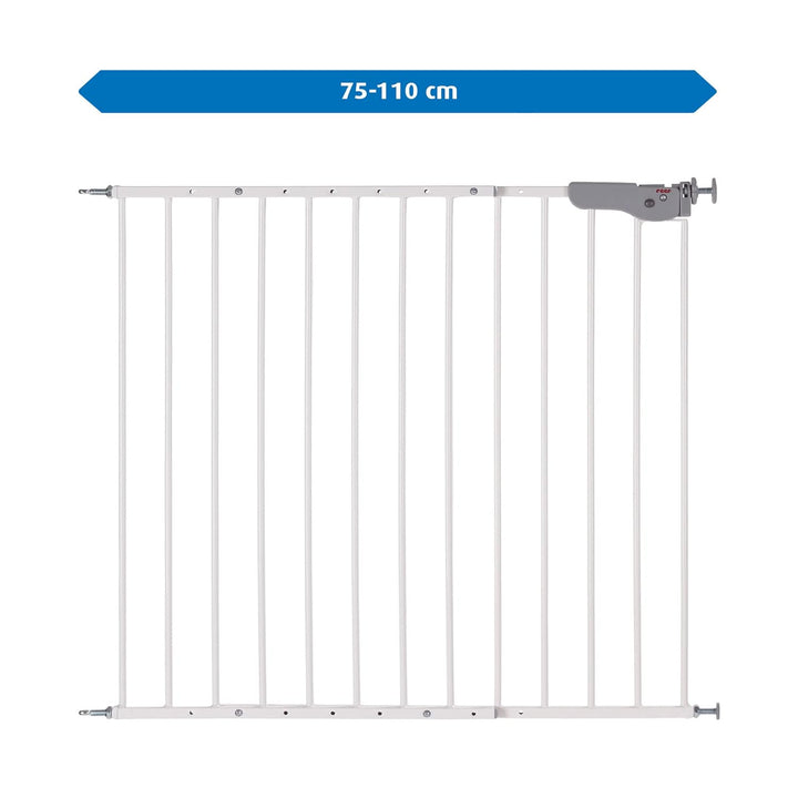 reer Türgitter und Treppengitter Advanced zum Schrauben, stabiler Halt, Durchgangsbreite 75-110cm
