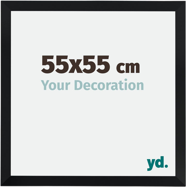 yd. Your Decoration - Bilderrahmen 55,00x55,00 cm - Bilderrahmen aus MDF mit Acrylglas - Antireflex