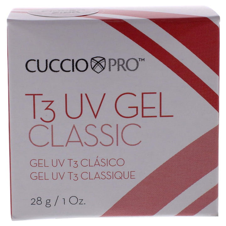 Cuccio T3 UV Pinker Pink Classic Nagelgel Weiss 1 ml (1er Pack), Weiss 1 ml (1er Pack)