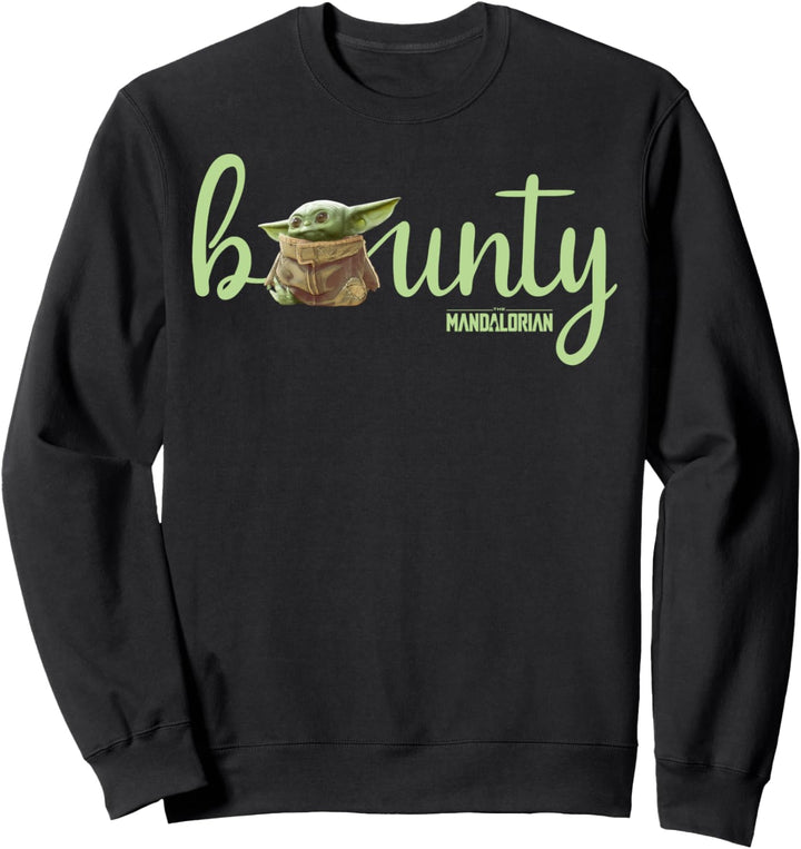 Star Wars The Mandalorian The Child Bounty Text Sweatshirt
