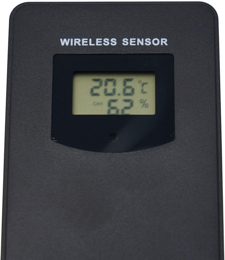 Kabelloser Fernsensor für FanJu 3378 Wetterstation, kabelloser Aussensensor Innensender, 60 Meter Üb