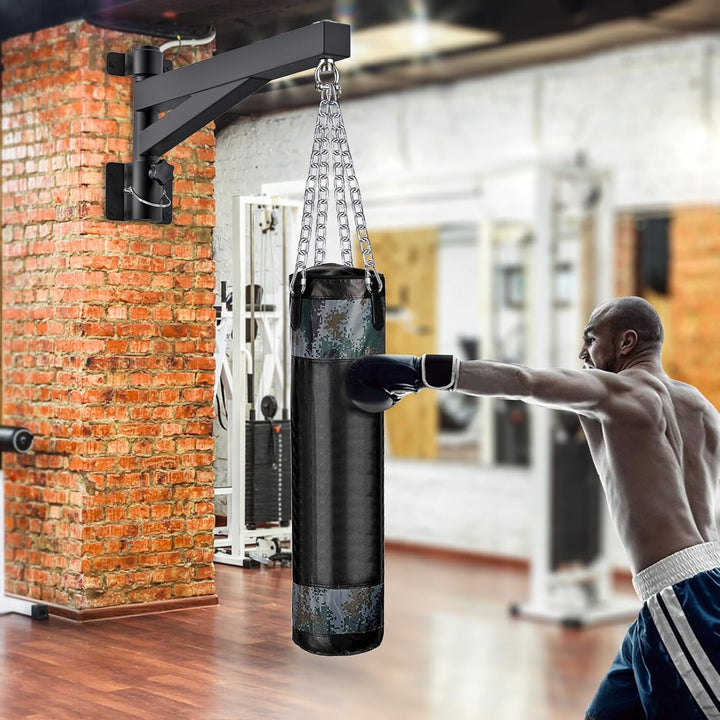 BeneLabel Boxsack Halterung, Sandsack Wandhalterung 360 Schwenkbar Befestigung Wand Boxsackhalter In