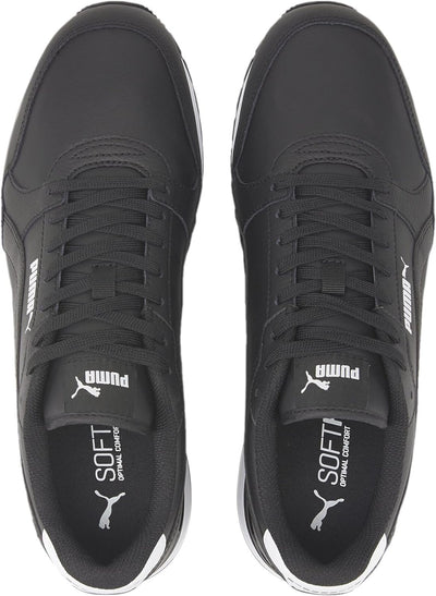 PUMA Unisex St Runner V3 L Sneaker 44.5 EU Puma Black Puma Black Puma White, 44.5 EU Puma Black Puma