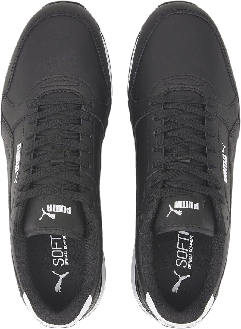 PUMA Unisex St Runner V3 L Sneaker 44.5 EU Puma Black Puma Black Puma White, 44.5 EU Puma Black Puma