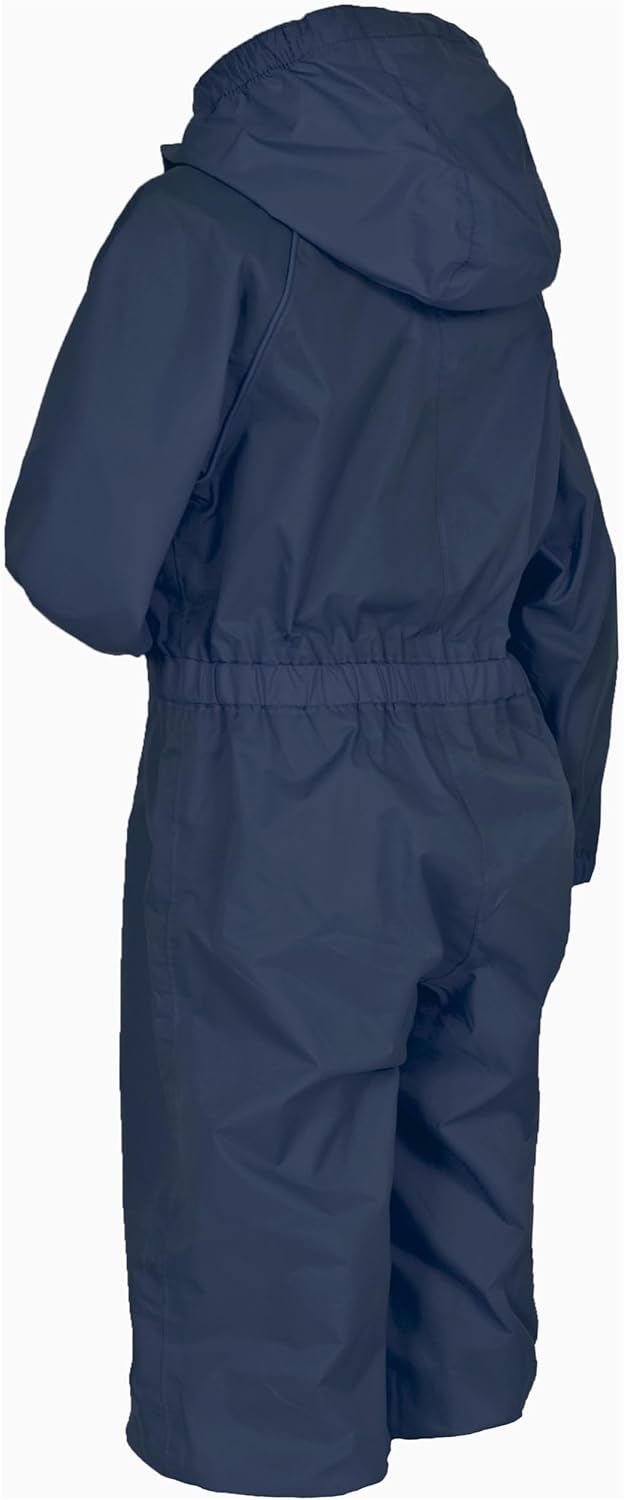 Trespass Unisex Kinder Button Regenanzug 12/18 Navy Blue, 12/18 Navy Blue
