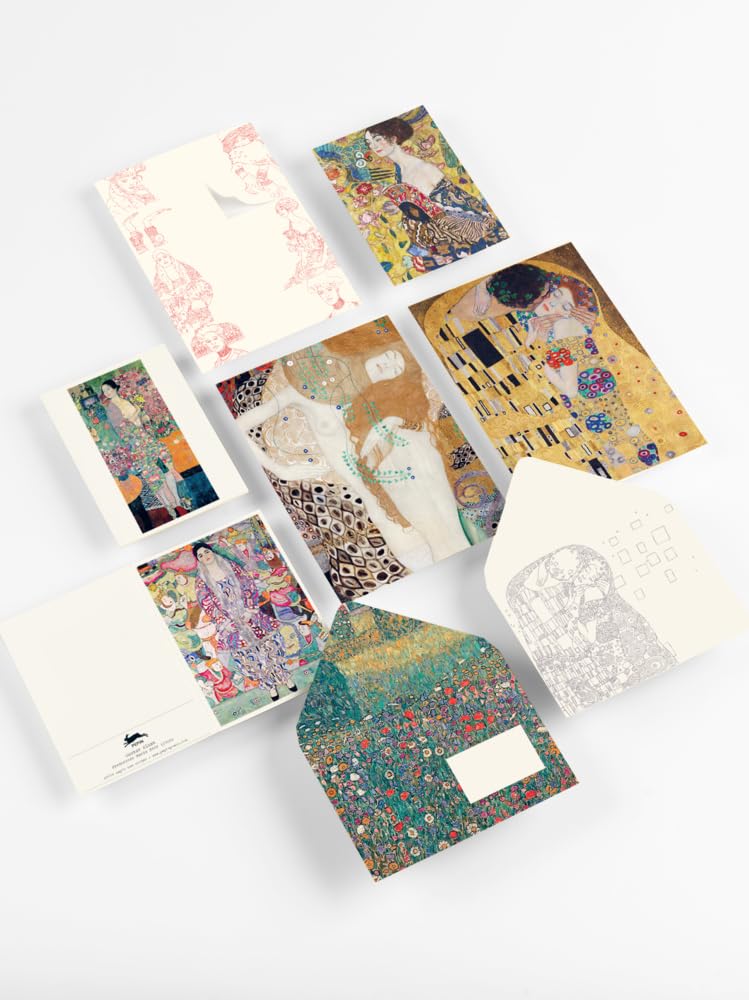 Gustav Klimt: Korrespondenz Set / Briefpapier Set / Set de Correspondance (Correspondence Set), Gebu