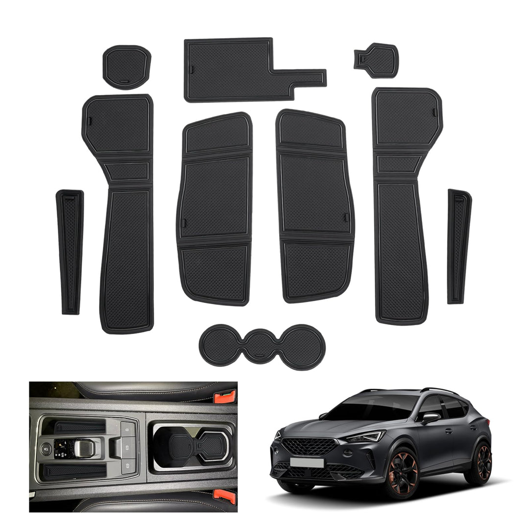 GAFAT Kompatibel mit Cupra Formentor 2022 2023 (Elektronische Automatik) Antirutschmatten, Formentor